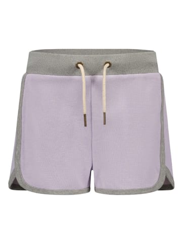 Shorts in Lila/ Grau