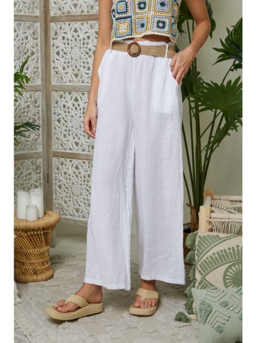Linnen broek wit