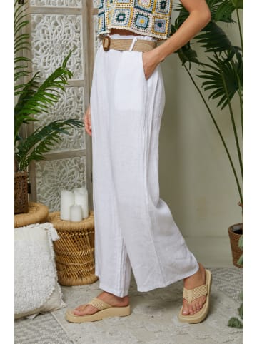 Linnen broek wit