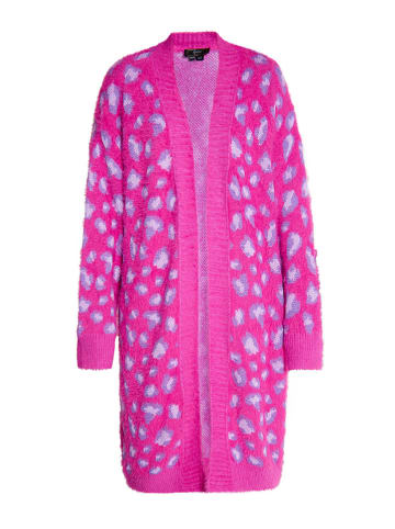 Longcardigan in Pink/ Lila