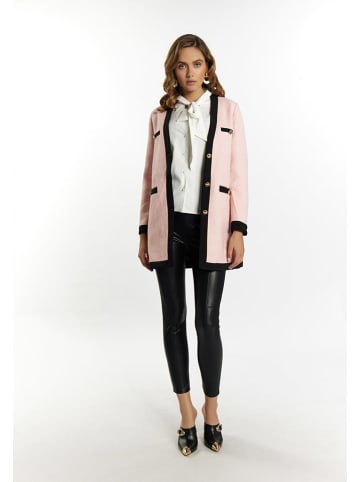 Cardigan in Rosa/ Schwarz
