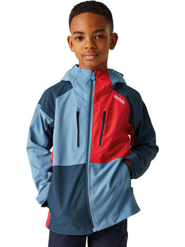Funktionsjacke "Highton" in Blau/ Rot