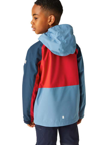 Funktionsjacke "Highton" in Blau/ Rot
