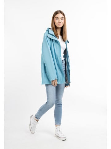 Regenjacke in Hellblau