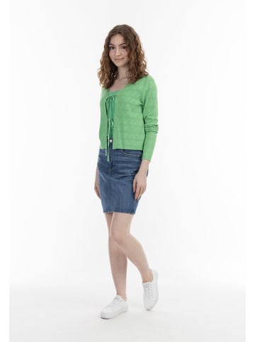 Cardigan in Grün