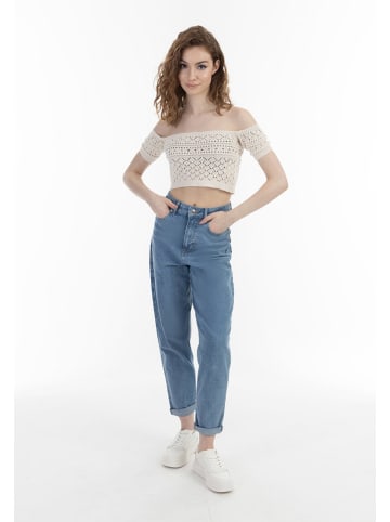 Bluse in Creme