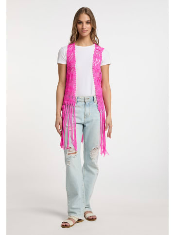 Strickweste in Pink