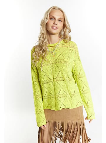 Pullover in Limette