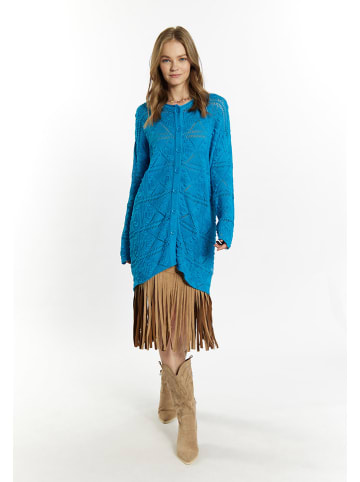 Longcardigan in Blau