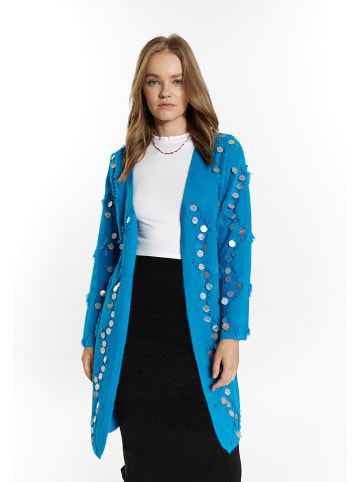 Cardigan in Blau