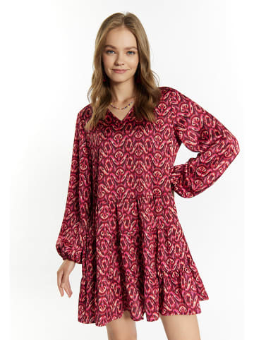 Kleid in Bordeaux