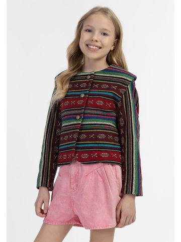 Übergangsjacke in Schwarz/ Bunt
