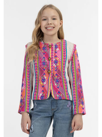 Übergangsjacke in Pink/ Creme
