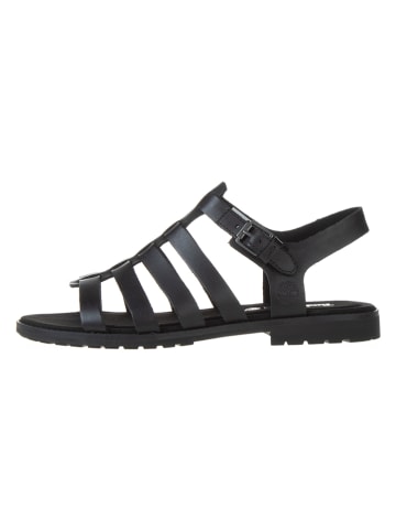 Leder-Sandalen "Chicago" in Schwarz