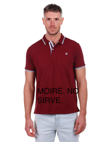 Koszulka polo w kolorze bordowym