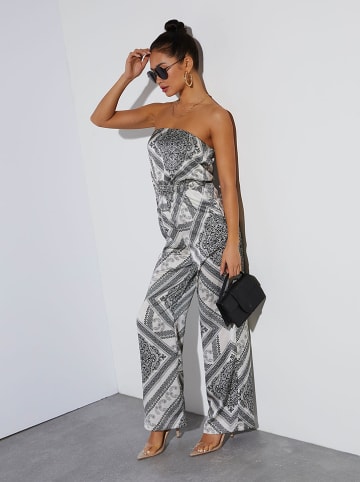 Jumpsuit zwart/wit