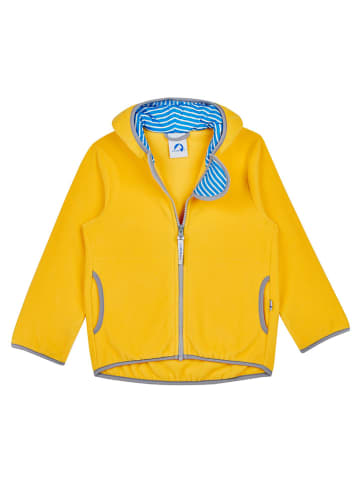 Fleece vest "Paukku" geel