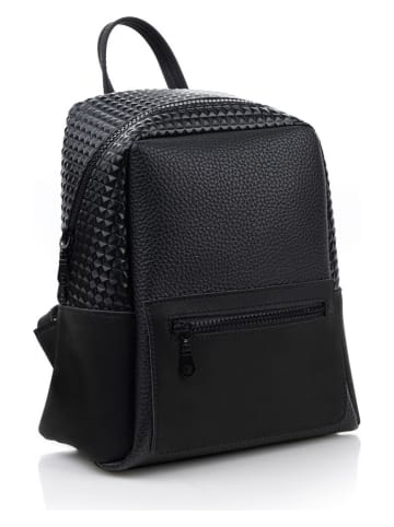 Rucksack in Schwarz - (B)21 x (H)25 x (T)12 cm