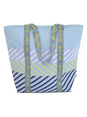 Torba termiczna w kolorze turkusowo-zielonym - 44 x 37 x 16 cm
