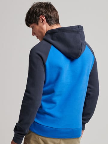 Hoodie in Blau/ Dunkelblau