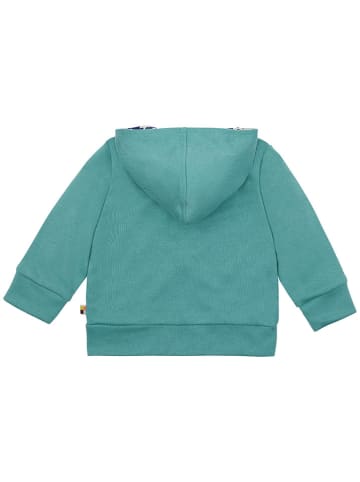 Sweatjacke in Türkis