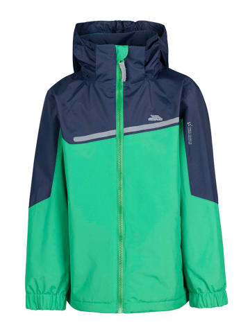 Regenjacke "Submerged" in Grün/ Dunkelblau