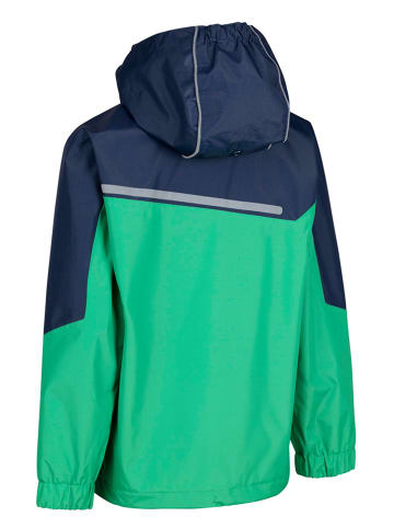 Regenjacke "Submerged" in Grün/ Dunkelblau