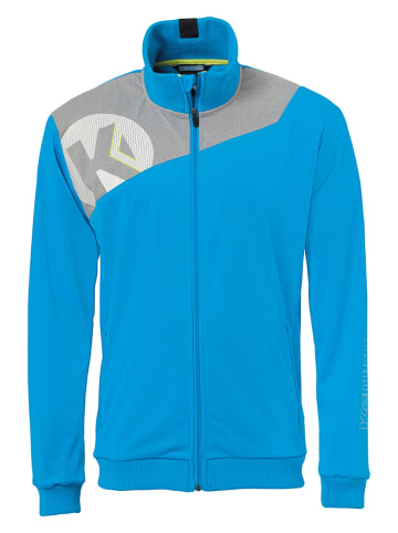 Sweatjacke "Core 2.0" in Hellblau/ Grau
