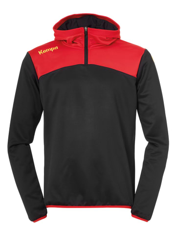 Hoodie "Emotion 2.0" in Schwarz/ Rot