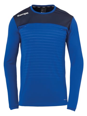 Longsleeve "Emotion 2.0" in Blau/ Dunkelblau