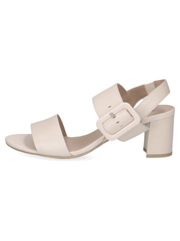 Leder-Sandaletten "Edison" in Beige