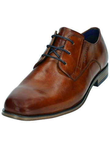 Leder-Schnürschuhe "A3S" in Hellbraun