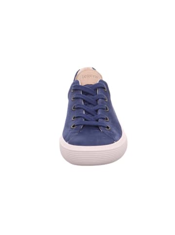Skórzane sneakersy "Fresh" w kolorze granatowym