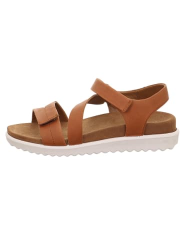 Leder-Sandalen "Move" in Hellbraun