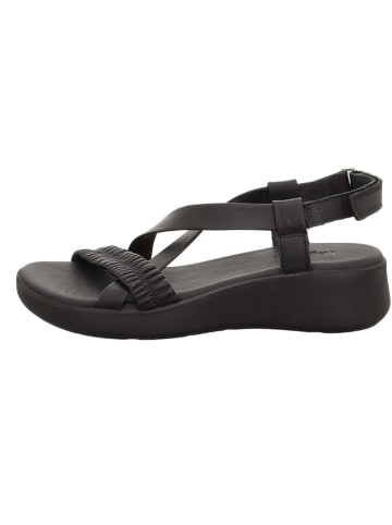 Leren sandalen "Easy" zwart