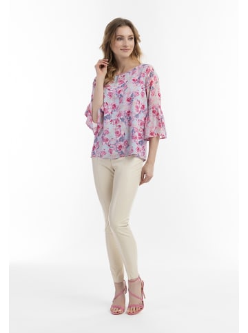 Bluse in Flieder/ Pink