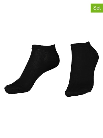 5-delige set: sokken "Sneaker" zwart