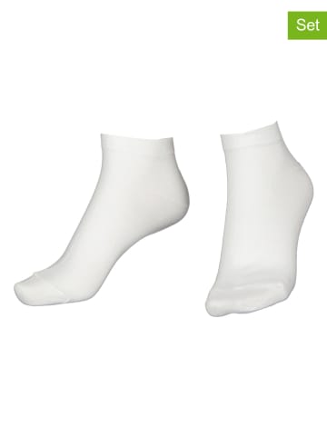 Skarpety (5 par) "Sneaker" w kolorze białym