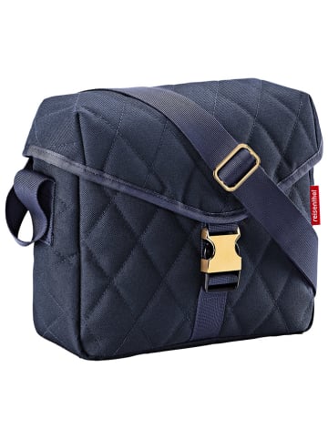 Umhängetasche "Rhombus" in Dunkelblau - (B)26 x (H)22,5 x (T)10 cm