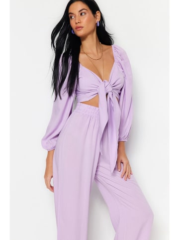 2-delige outfit lila