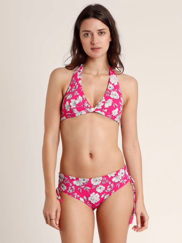 Biustonosz bikini w kolorze różowo-białym
