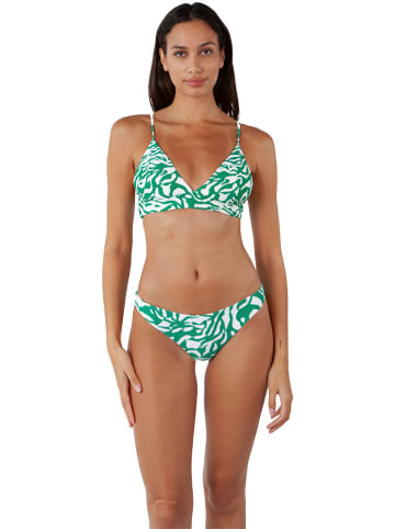 Bikini-Hose "Sula" in Grün/ Weiß