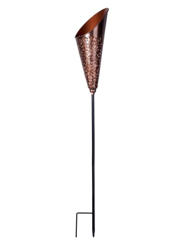 LED-Solar-Gartenstecker "Torch" in Gold - (H)96 cm