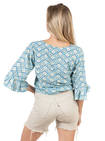 Blouse lichtblauw