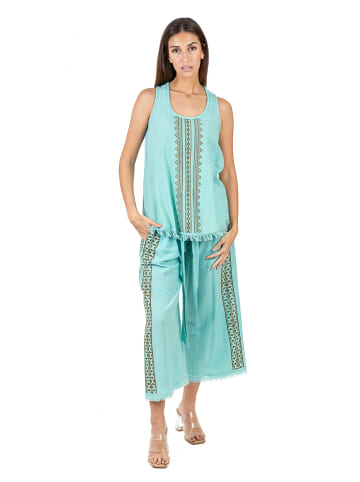 Broek turquoise