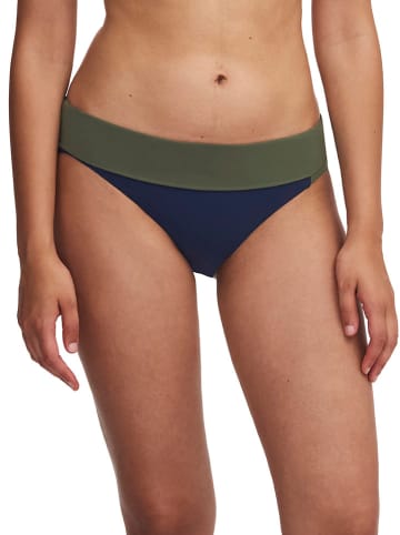 Figi bikini w kolorze oliwkowo-granatowym