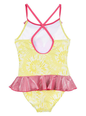 Badeanzug "Minnie" in Gelb/ Pink