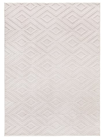 Kurzflor-Teppich "Estilo" in Creme