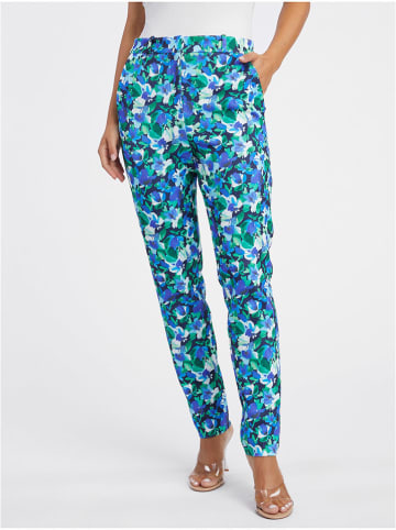 Broek donkerblauw/blauw/groen