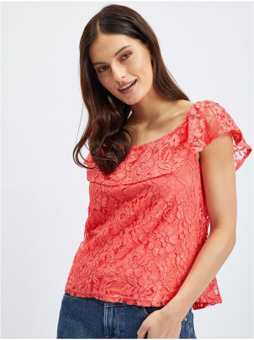 Blouse koraalrood